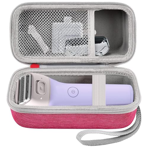 Image of Case Compatible with Panasonic ES-AWL8AV /ES-AWL6AG /ES-WL60-G Electric Shaver for Women Cordless 3 Blade Razor Pop-Up Trimmer Close Curves. Ladies Shave Razors Holder Fits for Charger -Pink (Box Only)