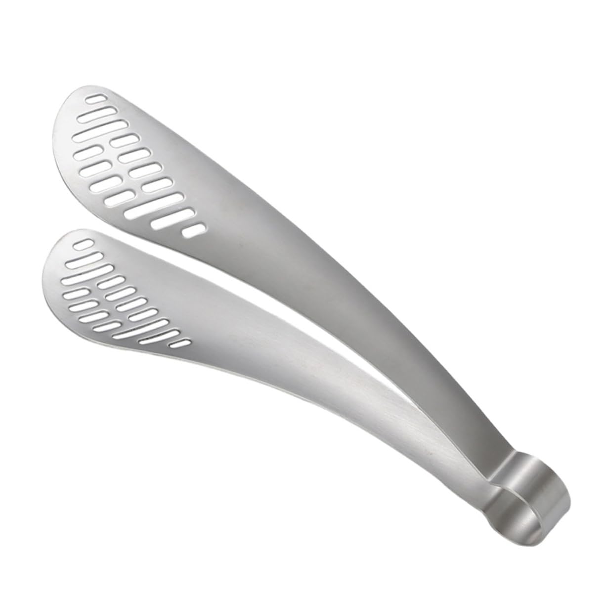 BESTonZON 1Pc Stainless Steel Food Tong Multifunctional Bbq Clip with Long Handle for Safe Gripping for Steak and Bread Durable and Heat Resistant Kitchen Tool