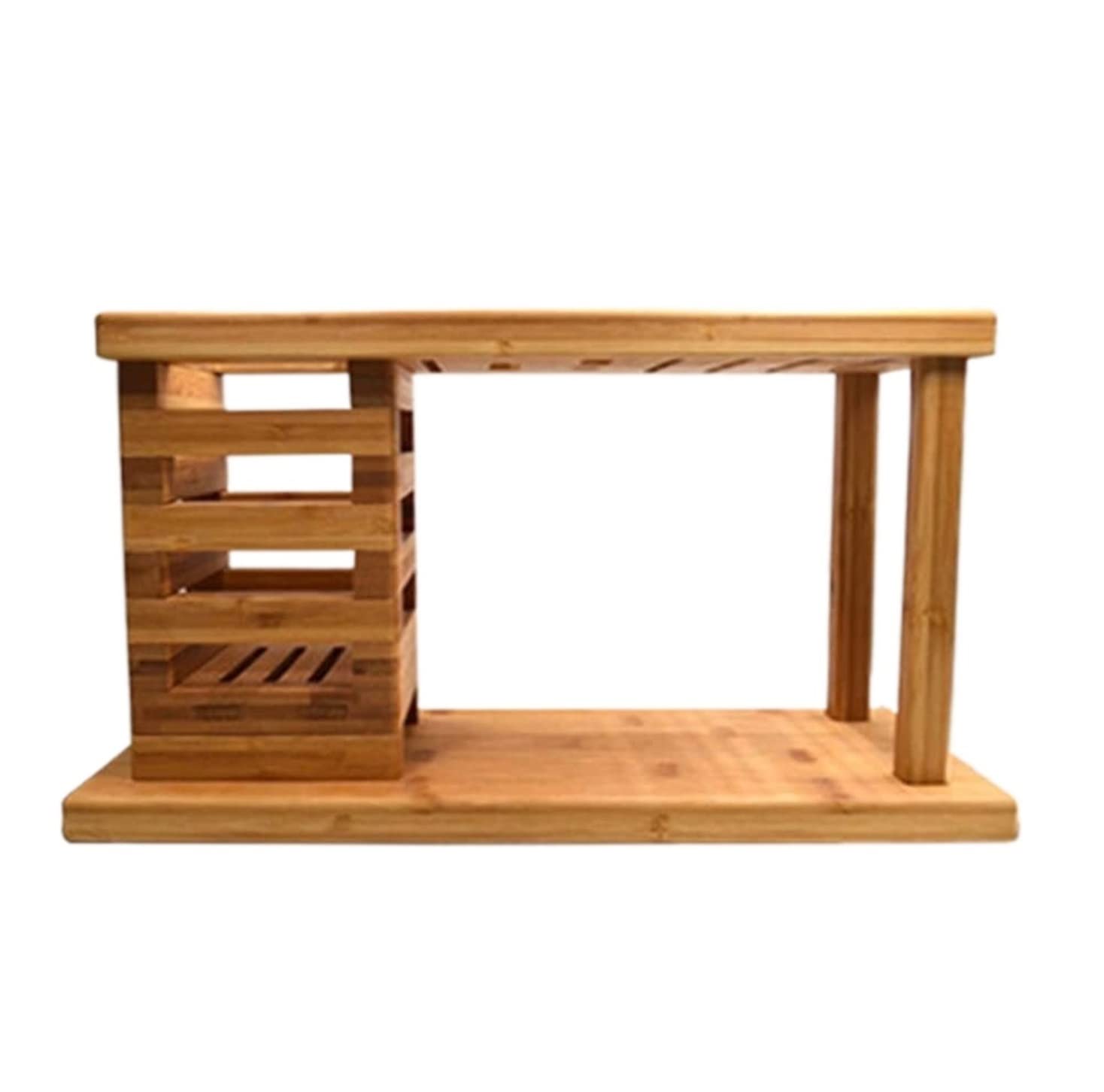 Knife block de madera para cuchillos y tijeras soporte universal
