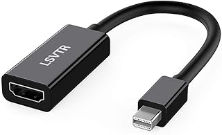 LSVTR Mini DisplayPort to HDMI Adapter, Mini DP Thunderbolt to HDMI 1080P Male to Female Converter for MacBook Mac Mini iMac Microsoft Surface Pro 3/4 (Black)
