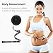 3 Pack Tape Measure Measuring Tape for Body Fabric Sewing Tailor Cloth Knitting Craft Measurements, Retractable Black Tape Measure and White Soft Tape Measure Set Dual Sided 60 Inches