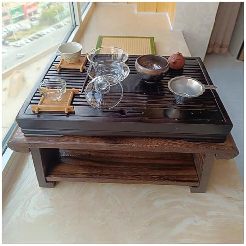 Table basse de chambre à coucher style asiatique épuré 80x40x33cm