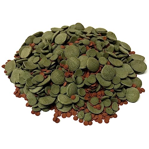 BIG KAHUNA TROPICAL FISH Bottom Feeder Fish Food Mix - Sinking Algae Wafer Mix That Provides Balanced Diet for Plecos, Snails, Cory Cats, Catfish, Shrimp, and Crayfish (8 Ounce)