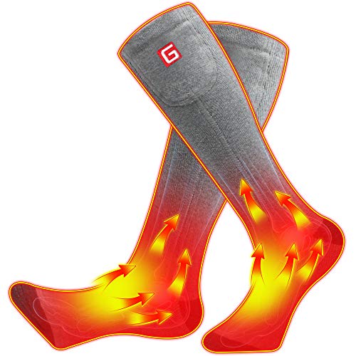Autocastle-Electric-Battery-Heated-Socks-Rechargeable-Battery-Powered-Heating-Sox-Cold-Weather-Heat-Socks-for-Men-Women-Outdoor-Ride-Camp-Hike-Warm-Winter-Socks-Motorcycle-Ski-Thermo-Foot-Warmer-Socks