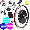 20" Front Wheel Hub Electric Bike Conversion Kit, 48V 1000W E-Bike Powerful Hub Motor Kit with SW-810LED Display Waterproof Wire Front Wheel Hub Assembly Motor Kit (US Stock) #2