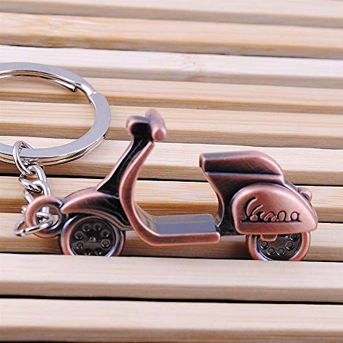 Preisvergleich Produktbild Schlüsselanhänger, Motiv: Vespa-Scooter, als Geschenk geeignet