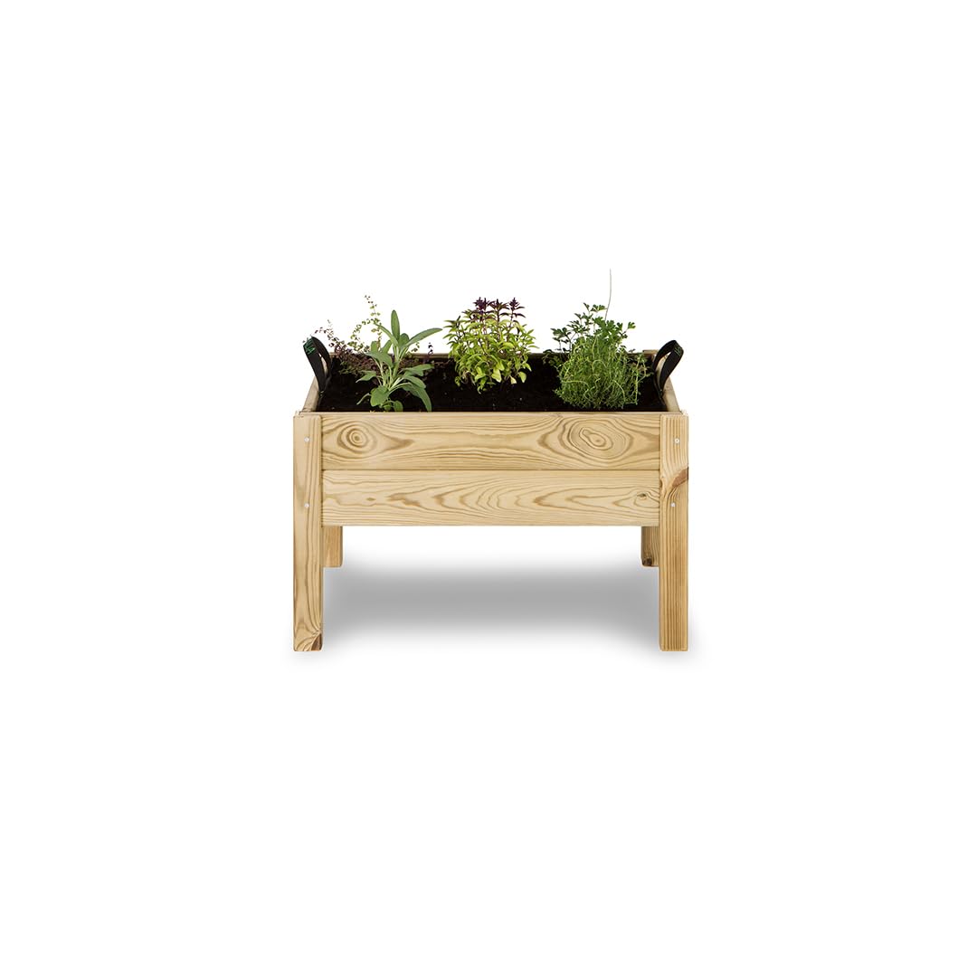 Hortalia Leo - Huerto Urbano Kit de Cultivo, Talla S, 60 x 40 x 40 cm