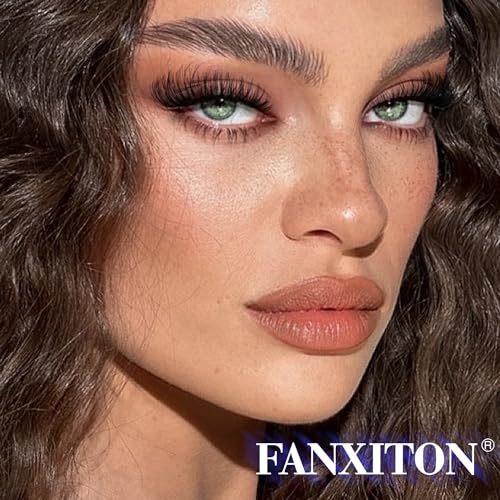 Image of FANXITON Natural Lash Extension Kit D Lash Clusters 288 pcs 10-18 mm Mix DIY Eyelash Extension Kit with Lash Bond and Seal Lash Tweezers Individual Lashes For Beginners