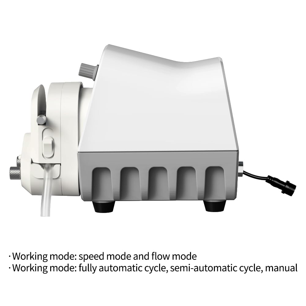 Kamoer DIP1500 V3 Pompa tubolare 24 V 1500 ml/min alto flusso intelligente velocità variabile 0,1 – 400 giri/min pompa dosatore liquido 3 rotori schermo LED RS485 7,9 mm x 11,1 mm (ID x OD)