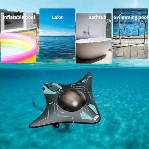 Image of 6 Channel RC Boat Waterproof Mini Equipped with WiFi Camera for Real-time Shooting in Pools and Lakes, Great Birthday Gift for Kids