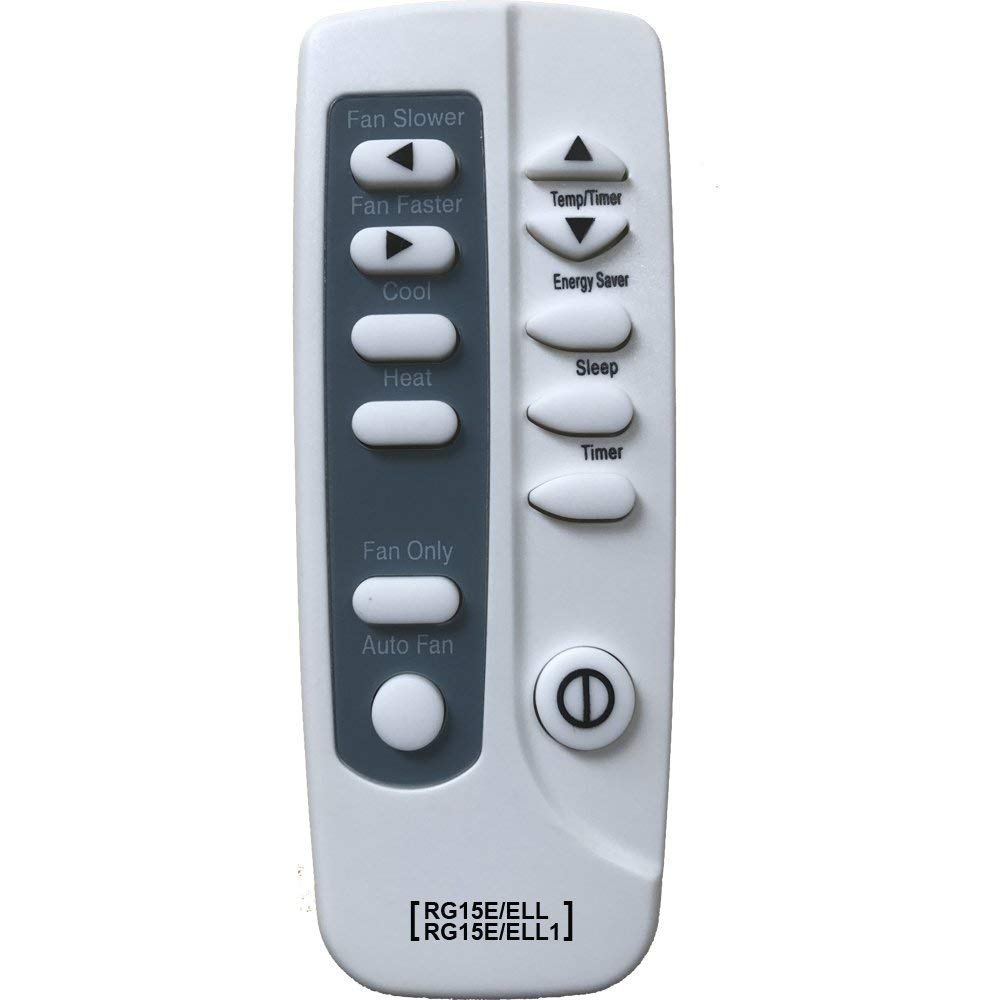 Reemplazo para control remoto de aire acondicionado Frigidaire Número de modelo: RG15E/E-ELL RG15E/E-ELL1 (número de pieza: 5304477003 5304492053 5304483073) 2
