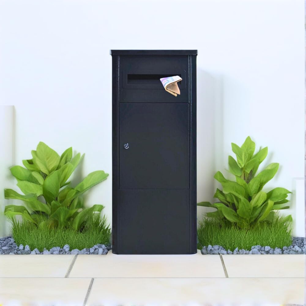 Multi Topbox - XXL - Paketbriefkasten - Briefkasten - Paketbox - 5* Zylinderschloss - Mit Brieföffnung - Große Pakete