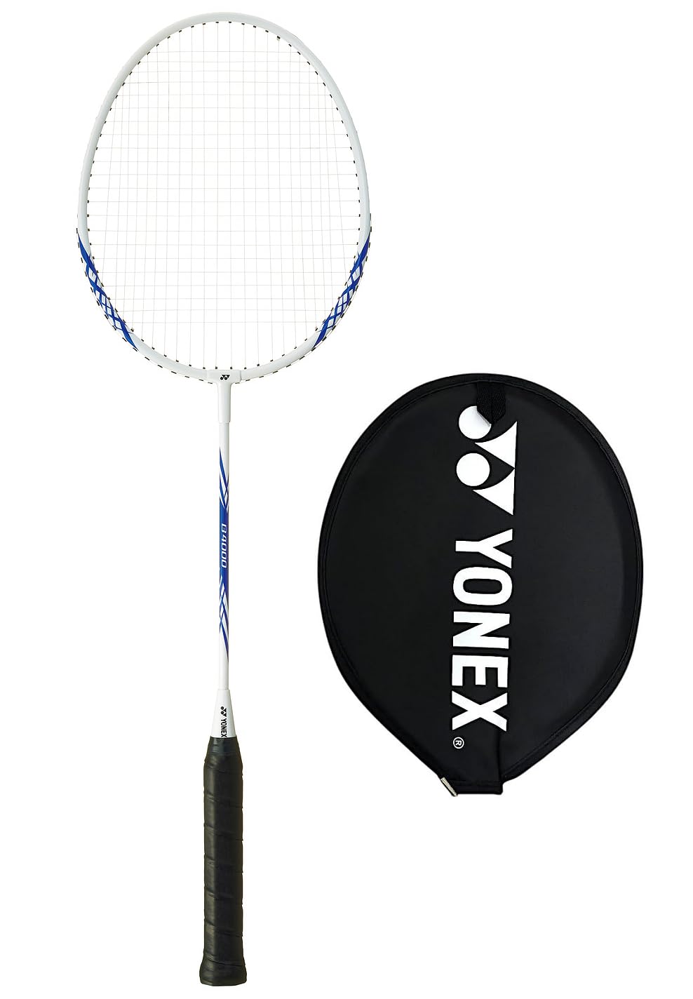【YONEX 】ヨネックス B-4000バドミントンラケット 2本セット Amazon | ヨネックス B-4000 (ブルー)ベーシックシリーズ