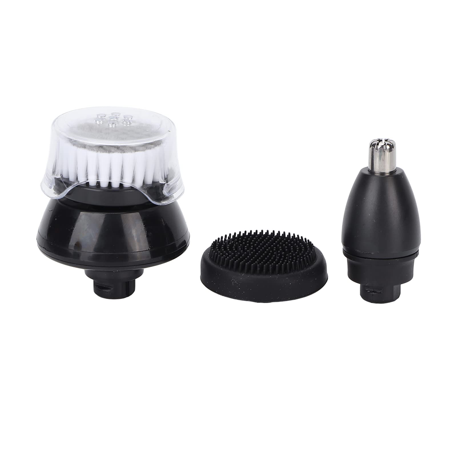 Cortadora de cabello, firme, estable, multifuncional, ergonómico, recargable, cepillo de limpieza facial, resistente al agua con peine guía para hombres y mujeres para viajes en el hogar little