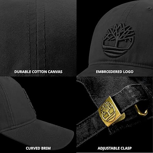 Image of Timberland Soundview Men's Baseball Cap - Cotton Canvas, Adjustable, Lightweight & Stylish Hat for Outdoor Activities