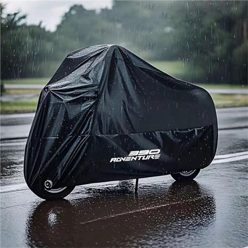 Housse moto 390 Adventure idéale pour le stationnement extérieur par temps de pluie