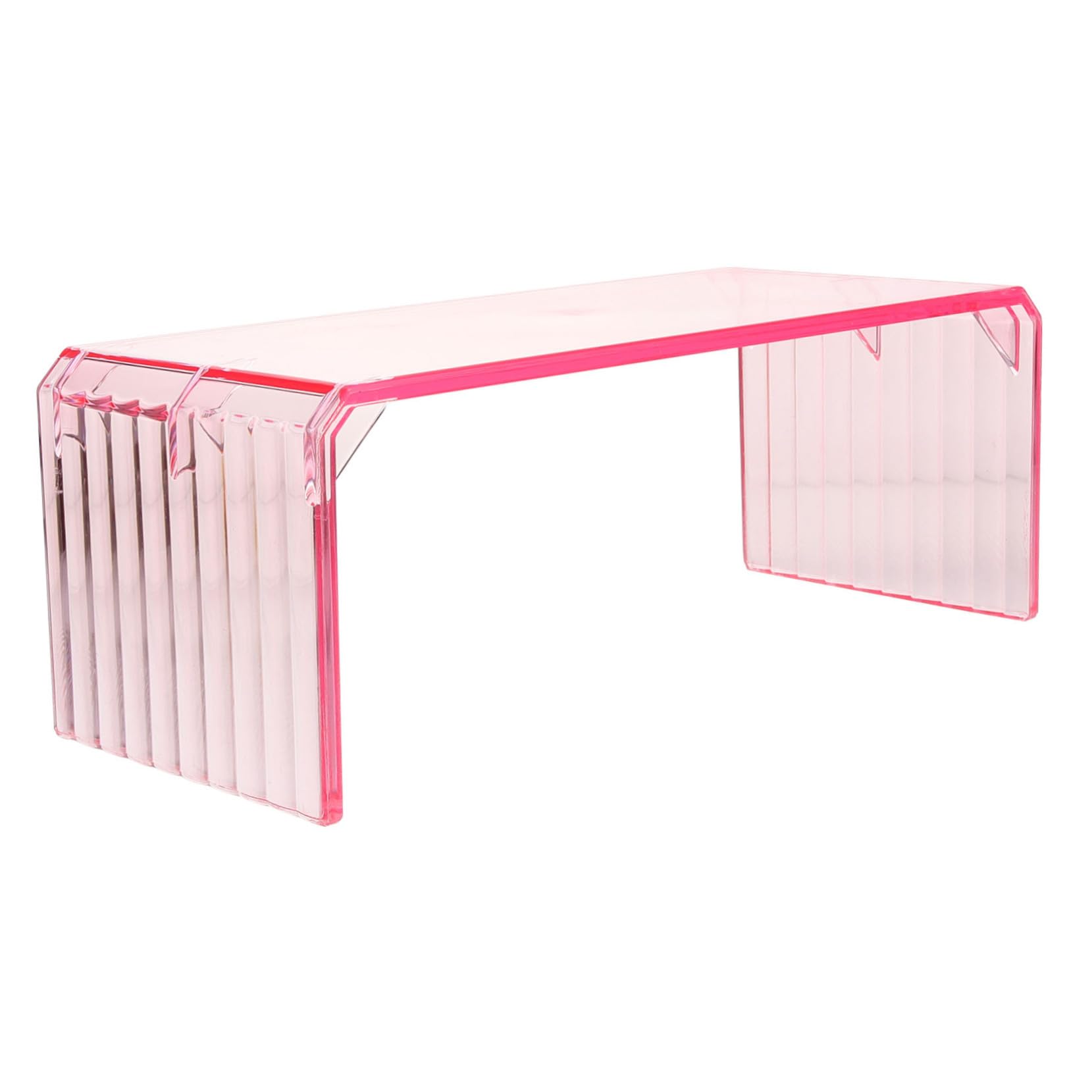Healeved Supporto per Poggiamano Panna Rosa Unghie in Acrilico Rosa, Cuscino Mani Manicure Sensazione Confortevole e Design Semplice, per Postazione Nail Art DIY