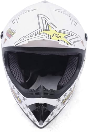 Miniatura 5 de TFCFL Casco de motocross todoterreno unisex para niños y jóvenes, casco todoterreno para hombres y mujeres, aprobado por DOT (2, L)