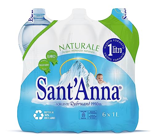 Sant'Anna Acqua Minerale Naturale - 6 x 1 L