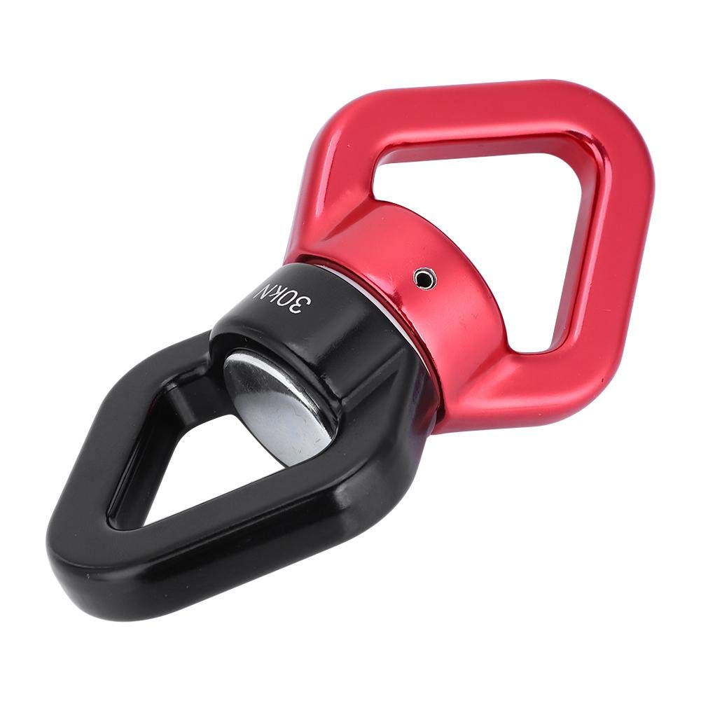 Emerillon Cerceau Aérien 30Kn Escalade Mousqueton Sécurité Danse Aérienne Rouge Noir