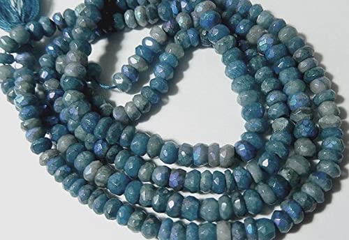 Chrysocolla perles rondelles 4mm 6mm gemme semi précieuse - 2