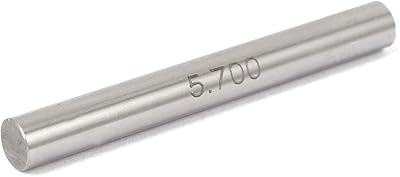 Aexit 5.70mm x Calipers 50mm GCR15 Cylindrical Rod Checking Measuring Pin Digital Calipers Gage Gauge