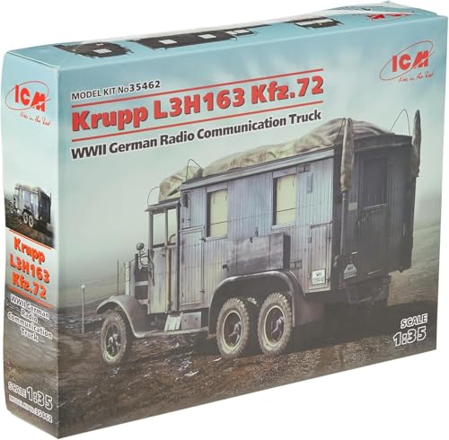 Krupp L3H163 ICM 35462 camion radio allemand 1/35 pour maquettiste