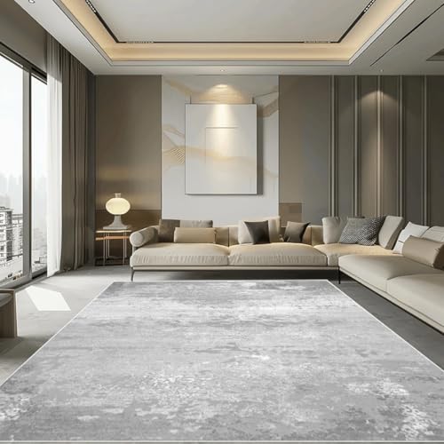 Tapis abstrait moderne pour sublimer l'espace table basse et canapé du salon - 2