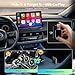 Wireless CarPlay Adapter 2026, Convert Wired to Wireless CarPlay Adaptor for Apple, Compatible with Cars with Factory Wired CarPlay for iPhone & Android with USB/USB-C Port (Light Grey)