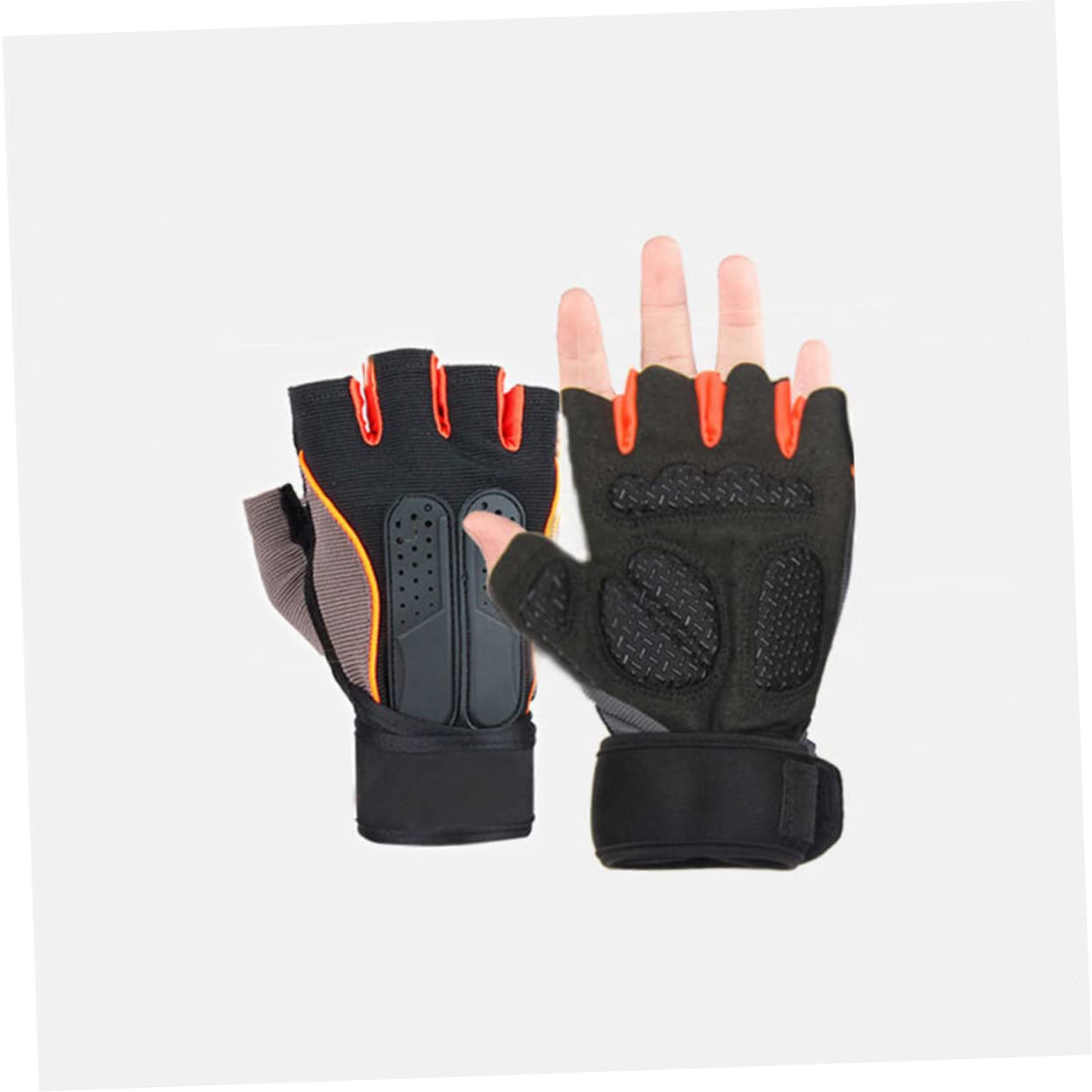 3 Paia Guanti da Allenamento Guanti da Allenamento per Uomo Guanti da Esercizio r Uomo Guanti da Ciclismo Mezzi Guanti per Sollevamento Pesi Guanti da Uomo con Manubri Fitness Personalizzati