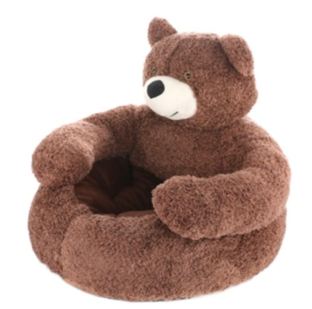 Katzenbett Haustierbett Hotsel Haustierbett, Superweiches Katzenhöhlenbett Für Den Innenbereich, Katzen-Iglu-Bett, Winter, Warm, Niedliche Bären-Umarmung, Katzen-Schlafmatte Hundesofa Schlafen (Color