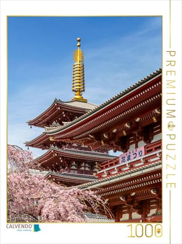CALVENDO Puzzle Enchanting Pagoda and Hozomon Gate of The Senso-ji Temple in Tokyo | 1000 Pieces...