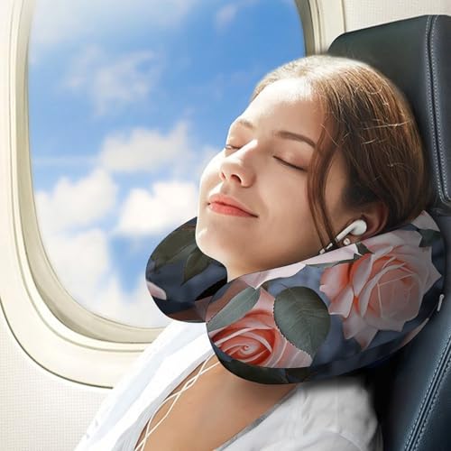 Almohada en U espuma viscoelástica 30 cm cómoda viaje miniatura 3