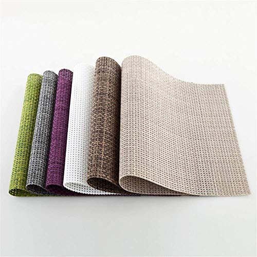 Set de table isolant beige 45x30 cm antidérapant pour table et hôtel - 3