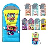 Sleeping Bag for Kids,Portable Camping Sleeping Bags for Boys&Girls with Cute Cartoon Print,Lightweight Waterproof Compact Sleeping Bag for Indoor Outdoor Hiking Travel - Walkman