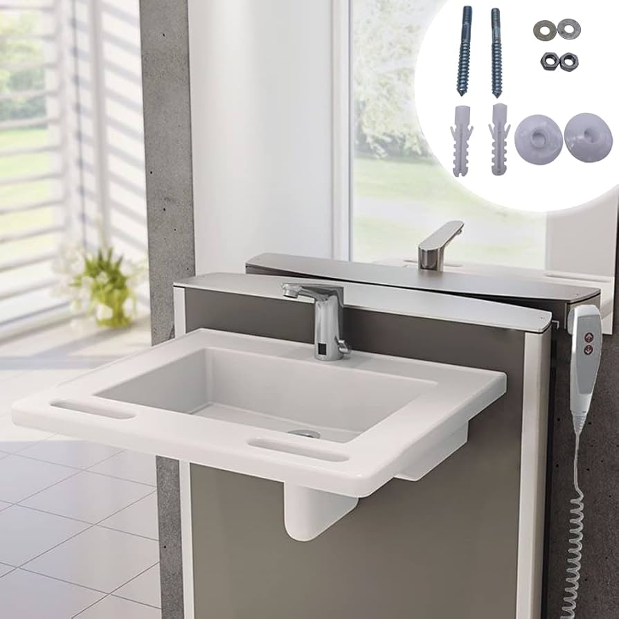 Wall Mounted Basin Fixing Kit 120mm Screws Plug Washer Bathroom Sink Fitting | UK