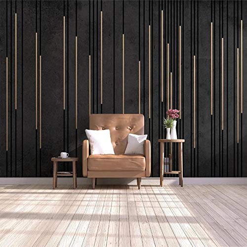 Benutzerdefinierte 3D-Tapete Schwarz Marmor Streifen Wandbild Moderne 3D-Schlafzimmer Wohnzimmer Sofa TV Hintergrund Wand Fresko Tapeten Home Decor -