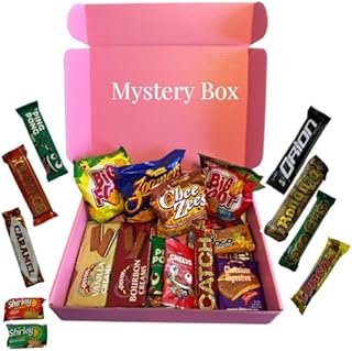International Global Distribution LLC Mystery Snack Box, Trinidad and other Caribbean snacks, Variety Pack with Chips, Cookies, Chocolate, Nuts (20+ items)