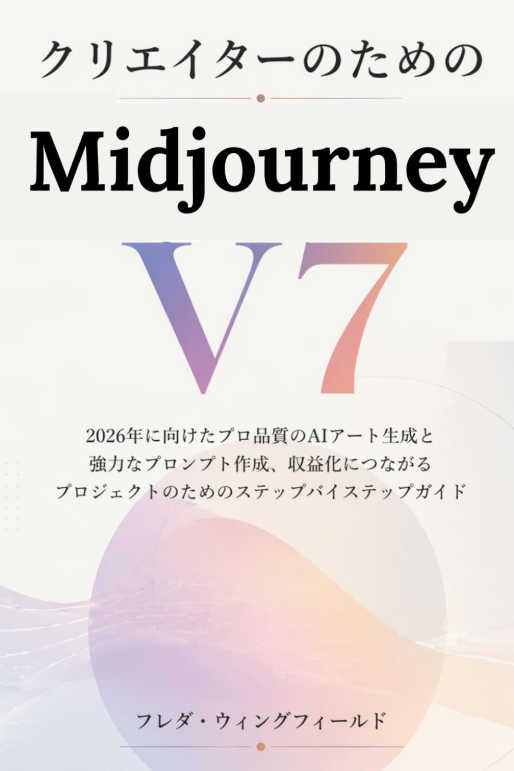 クリエイターのためのMidjourney V7: 2026年に向けたプロ品質のAIアート生成と強力なプロンプト作成、収益化につながるプロジェクトのためのステップバイステップガイド