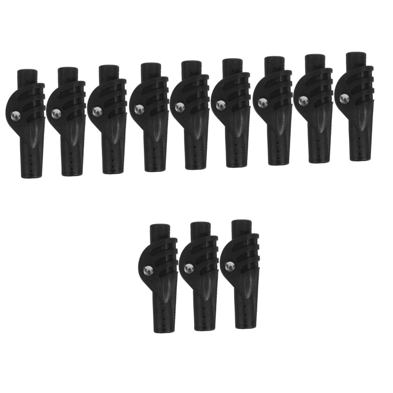 ibasenice Joint De Tente Tige De Support De Tente Accessoire De Tente Composant De Tente Tiges Joint Pliant pour Tente Articulation du Poteau De Support Nylon Black