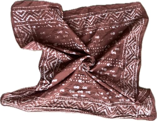 Bandana 100% Cotton Bandanas, Bohemian Style Cotton Neck Scarf, Boho Soft Cotton Bandana, Cotton Neckerchief, Cotton Square Scarf gift handkerchief ECO priendly print Best Gift3