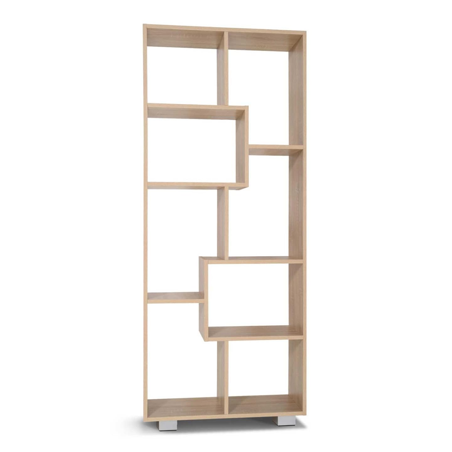 IDMarket - Doppelpositionsregal Tania Holz Buche-Nachbildung B 161 cm