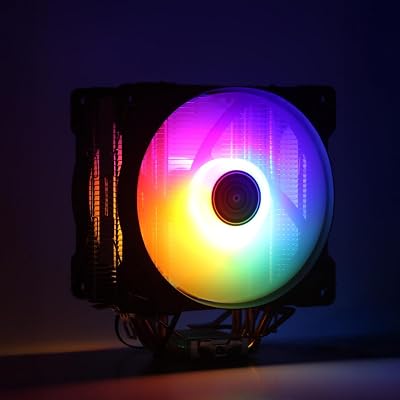 Dark Freezer X123 DUO 12cm FRGB Led Fan, Intel/AMD Compatible, 4Pin PWM Connected Tower Type Processor Cooler (DKCCX123DUO)