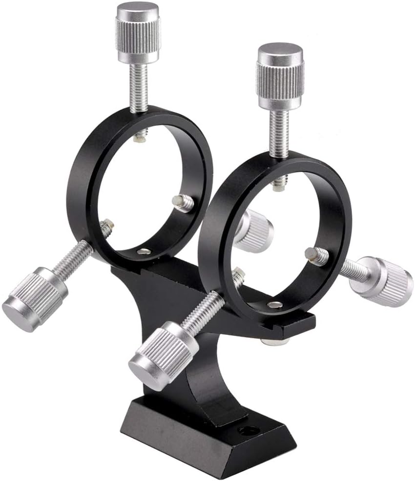 Adjustable Laser Finder Scope Bracket - Aluminum Alloy Finder Scope Mounting Bracket - with 1/4" Screw for Astronomical Telescope