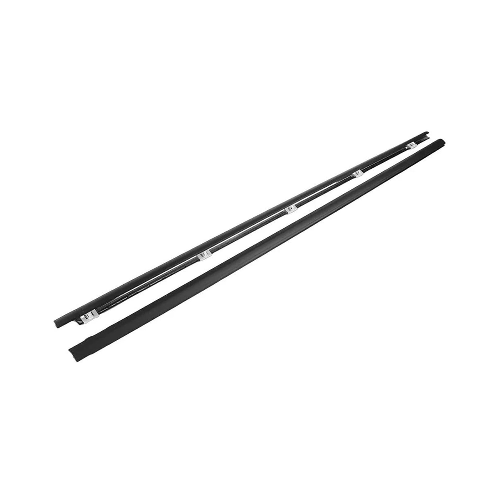 2 Piezas para Civic 1991-1995 Burlete de Ventana Cinta de Sellado Impermeable para Ventanas de Puertas Tiras de embellecedor de Vidrio 72410-SR3-003