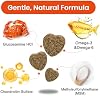 Suaves masticables de cadera y articulaciones para perros con glucosamina HCl, MSM, condroitina, yuca y ácidos grasos omega, apoyo a la movilidad y función articular, sabor a pollo, 120 unidades 4