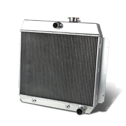Image of DNA Motoring RA-CHEVYT49-3 3-Row Full Aluminum Radiator Compatible with 49-52 Styleline /Fleetline, 53-54 One-Fifty Series /Two-Ten Series, 3.5L / 3.8L / 3.9L V8