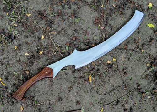 Empire - 28 Inch Long Egyptian Kopesh Full Tang Handmade J2 Steel Khopesh with Sheath - Olive Wood Grip Greek Sword Sharp Edge Best Gift for Him - Birthday Gift