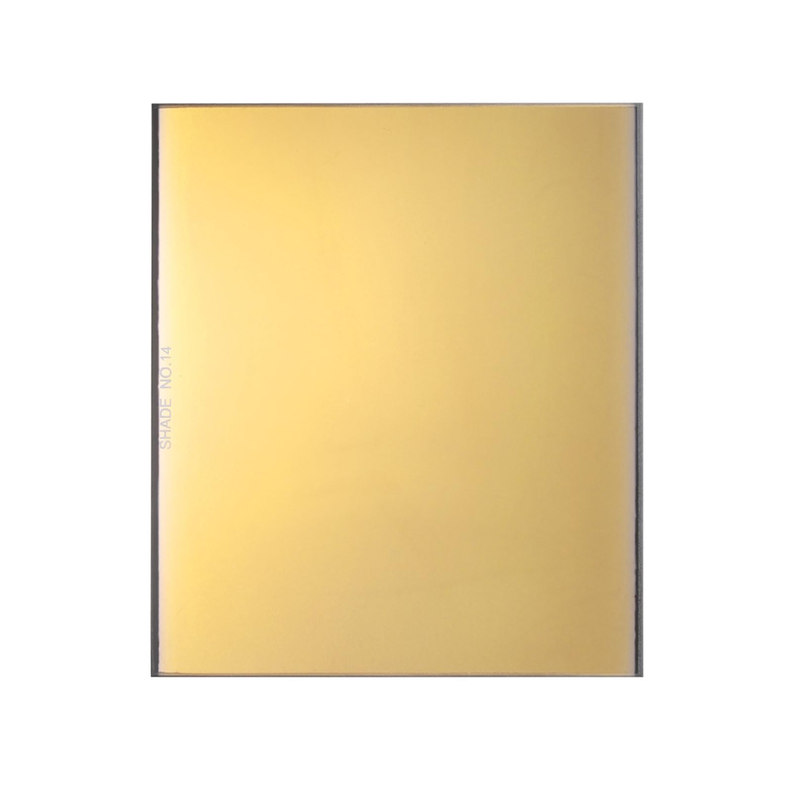 5pcs Welding Lens 2 x 4.25 Shade 11 Glass Replacement Lens Gold
