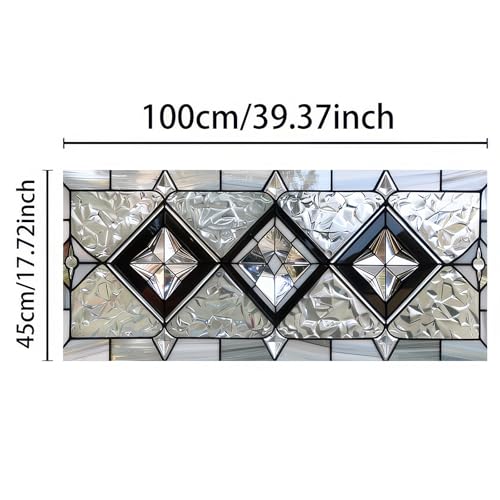 Película decorativa para ventana BlissYard 39.3x17.7 pulgadas miniatura 4